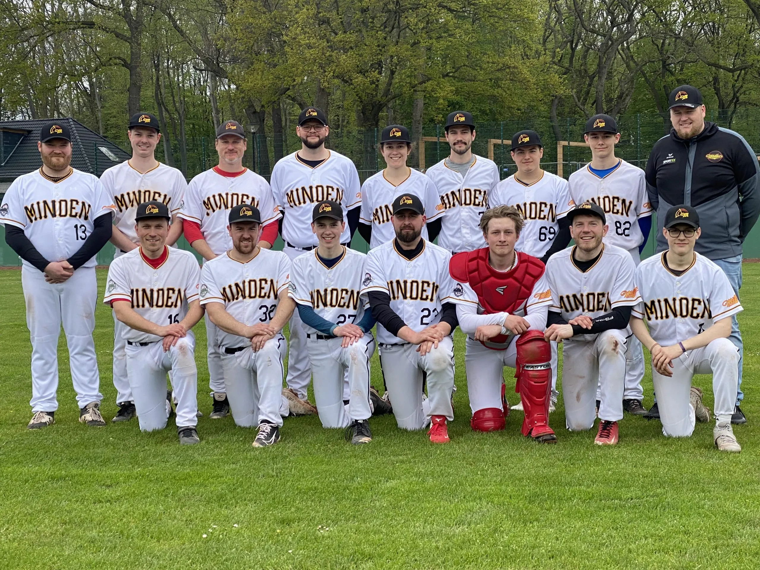 Ein Teamfoto der Minden Millers